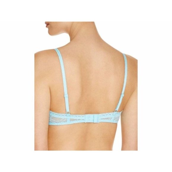 PASSIONATA BY CHANTELLE Let's Play Balconette Sheer Underwire Bra #5215 Blue 32B - Picture 2 of 5